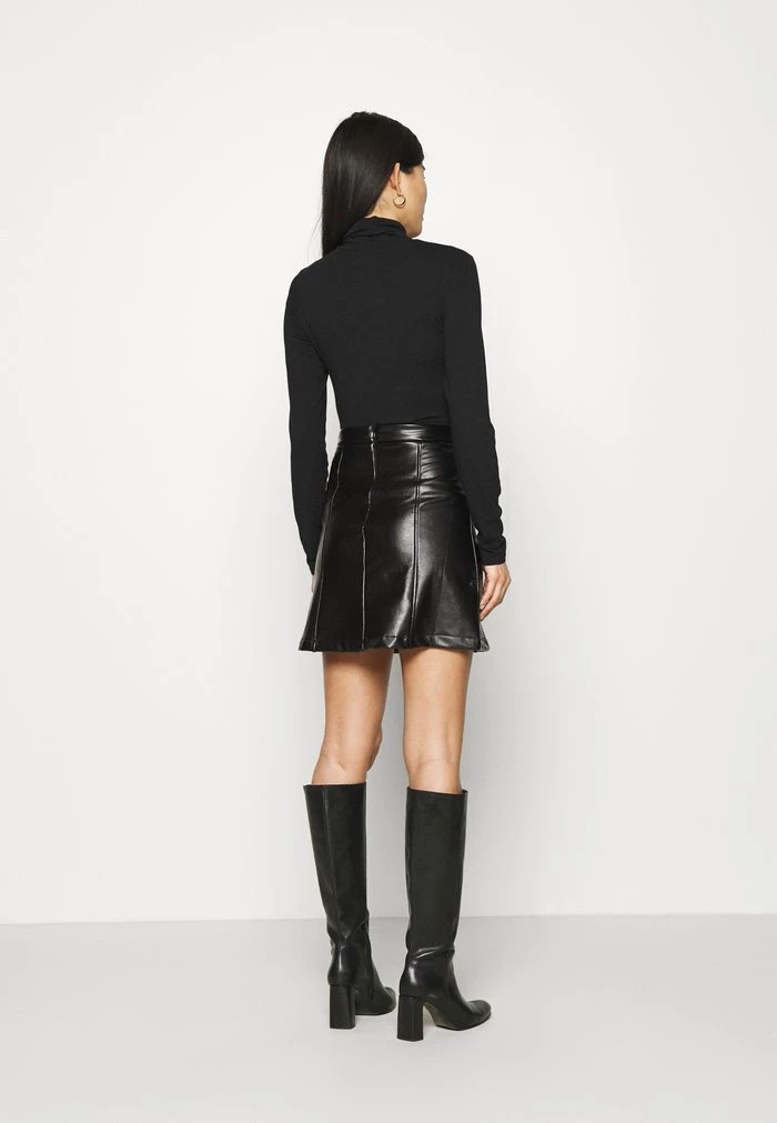 Jupe ANNA FIELD Anna Field Pu Leather Mini Skirt Noir Femme | DEF-6540831